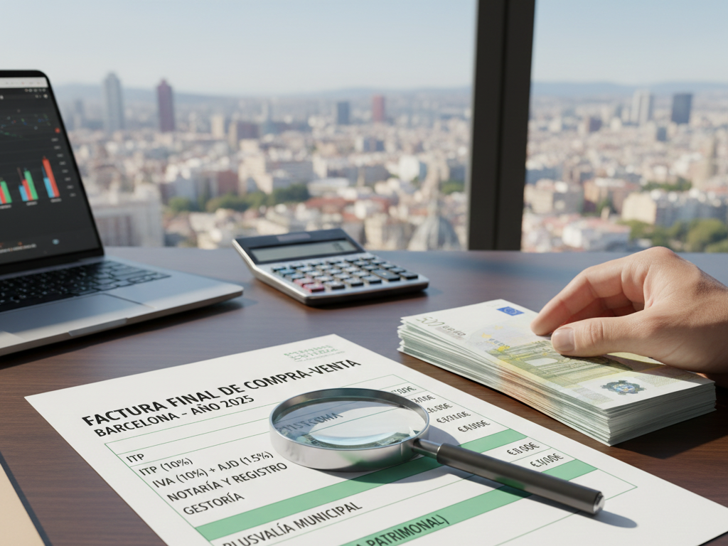 impuestos y gastos compra venta barcelona